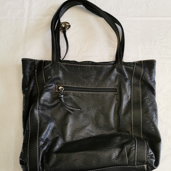 Red by Marc Ecko Black Faux Leather Tote Bag - Picture 2 of 7